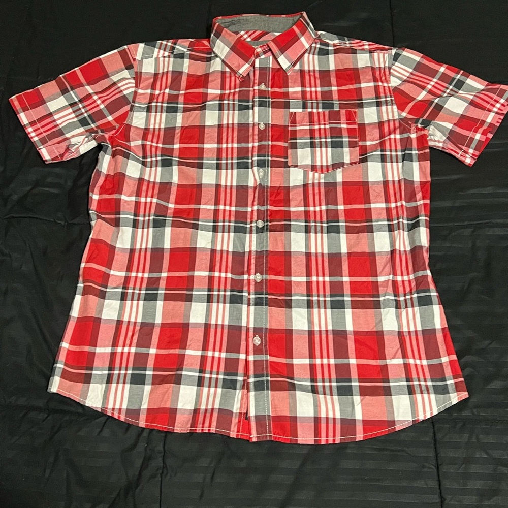 Mens shorts sleeve polo Large
